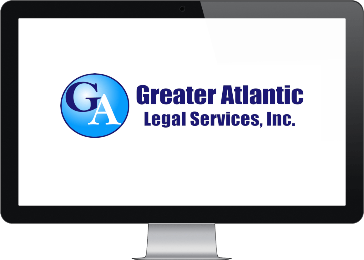 Greater Atlantic Services logo on a computer screen